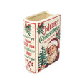 Load image into Gallery viewer, Large Book Vase, Santa is Coming to Town
