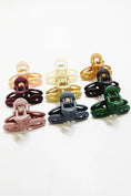 Load image into Gallery viewer, 3 pcs Ribbon Shape Matte Color Hair Claw Clip Set

