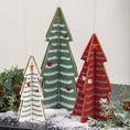 Load image into Gallery viewer, 3/Set - Wooden Dimensional Yuletide Christmas Tree Sitters
