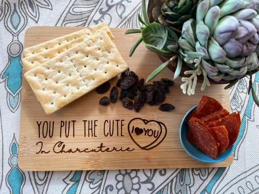 You Put The Cute in Charcuterie Board in Two Sizes