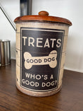 Load image into Gallery viewer, Treats Good Dog Good Dog? Canister Set
