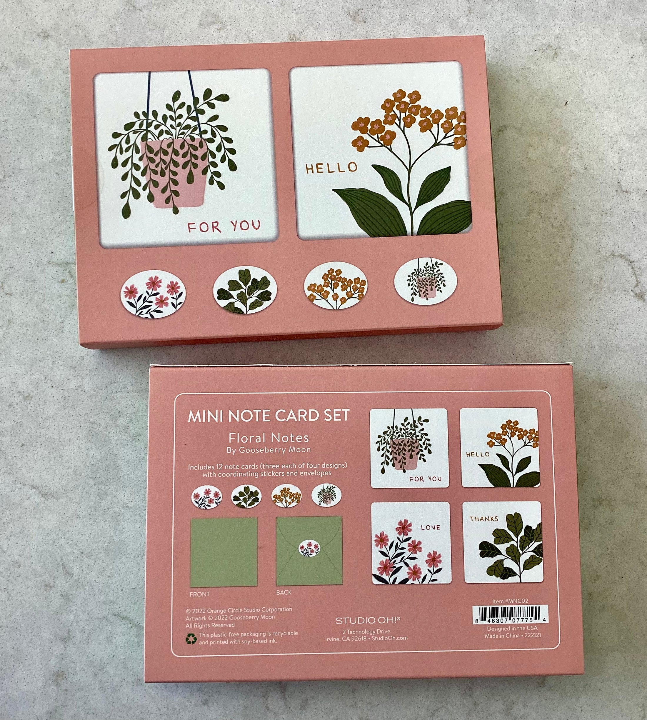 Mini Card Set with Stickers
