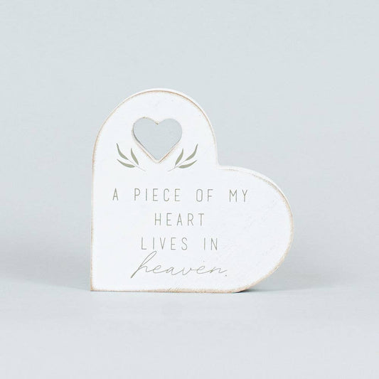 Chunky wood shape (PIECE HEART) SYMPATHY