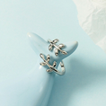 Load image into Gallery viewer, Olive Tree Branch Stacking Bypass Ring in Solid Copper
