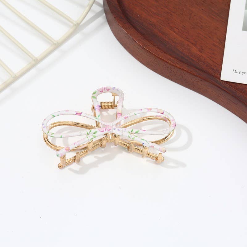 Botanical Floral Coquette Clip Hair Claw Clips | 40H1102