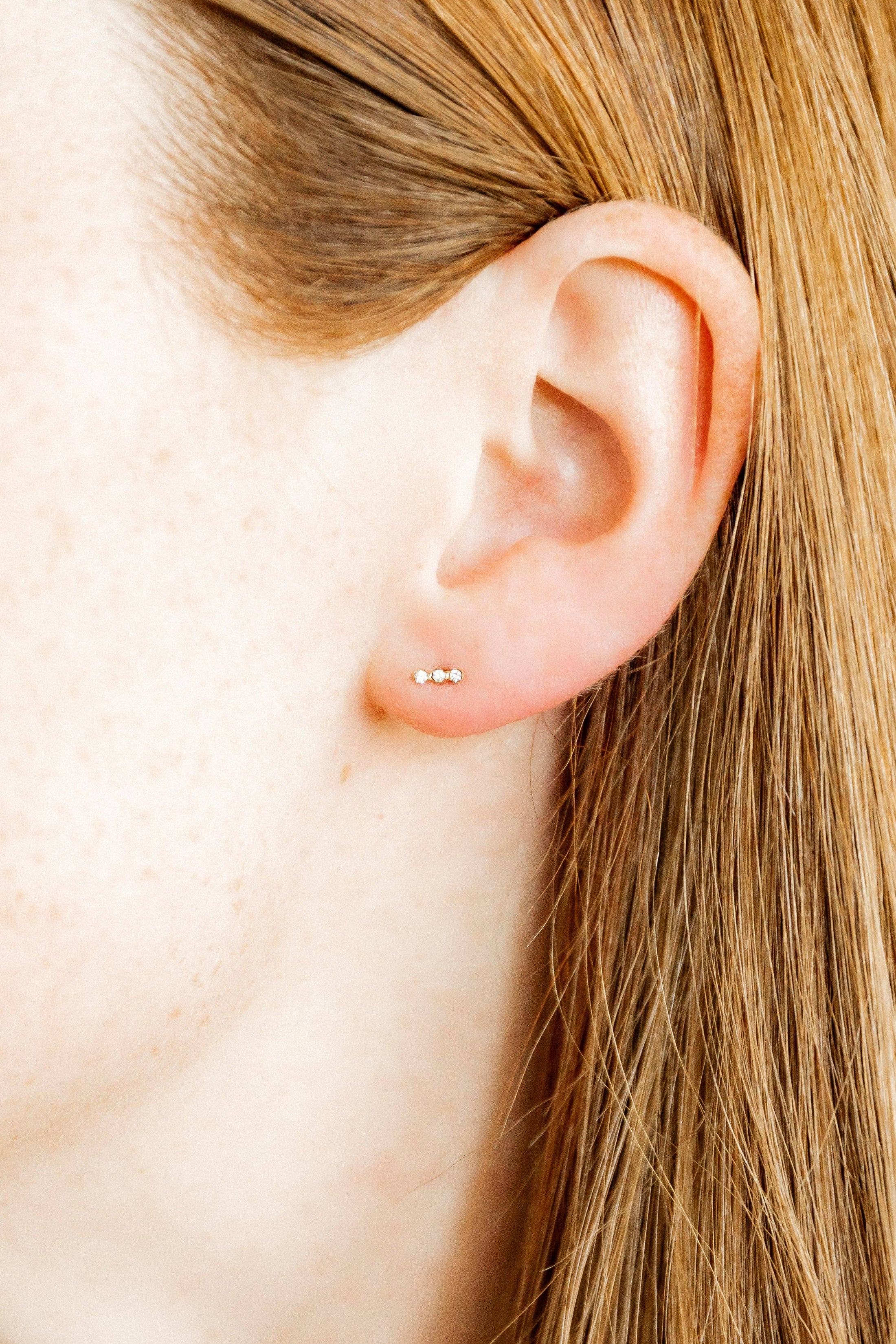 Screwback Stud Earrings - Hazel