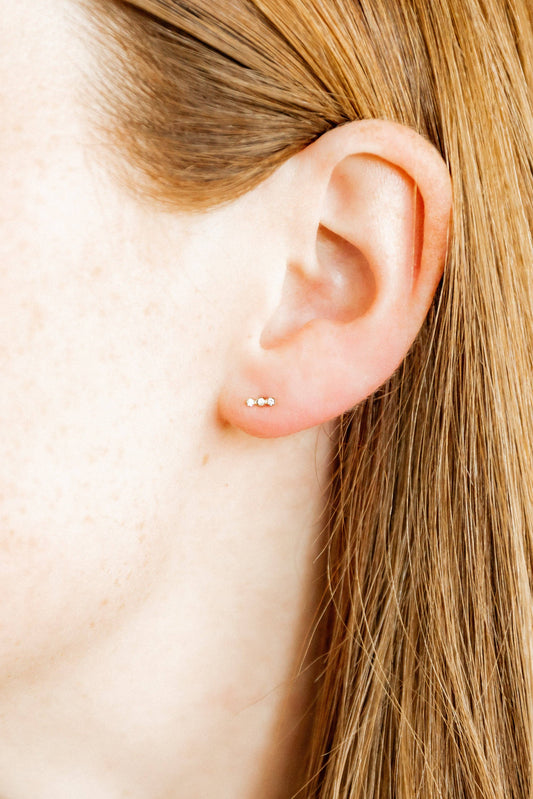 Screwback Stud Earrings - Hazel