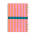 Load image into Gallery viewer, Cabana Stripes Harper Split-Spiral Notebook & Pen Set

