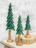 Load image into Gallery viewer, Resin Carved Alpine Tree, 9"
