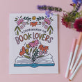 Load image into Gallery viewer, Book Lover Coloring Book

