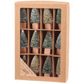 Load image into Gallery viewer, Mini Green Bottle Brush Tree Set
