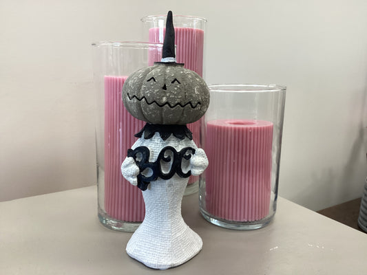 Resin Spooky Pumpkins with Witch Hat