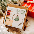 Load image into Gallery viewer, Christmas Tree Ornament Embroidery DIY Kit
