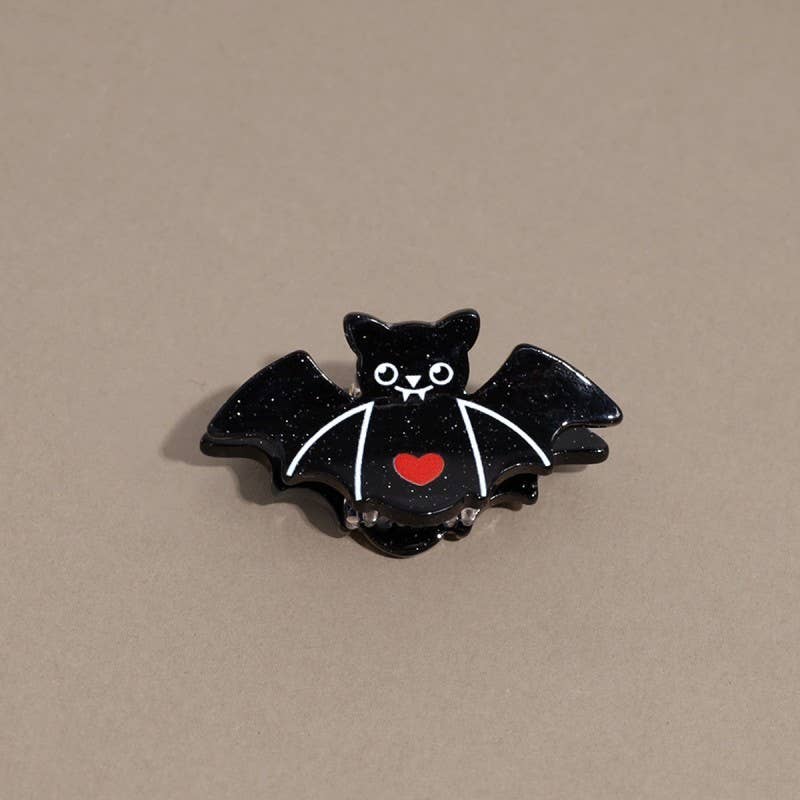 HALLOWEEN PUMPKIN GHOST SET OF 4 HAIR CLAW CLIPS |40H1143