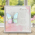 Load image into Gallery viewer, Mom, Love I Learned From You Stained Glass Butterfly 7802BY

