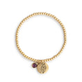 Load image into Gallery viewer, Birthstone Charm Bracelet - February
