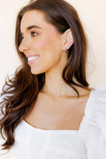 Load image into Gallery viewer, Screwback Stud Earrings - Lainey - Silver
