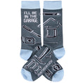 Load image into Gallery viewer, I'll Be In The Garage Socks
