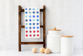 Load image into Gallery viewer, Red & Blue Stars Patriotic Fourth of July Summer Tea Towel
