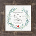 Load image into Gallery viewer, Because Someone You Love Is In Heaven Cardinal Framed Art
