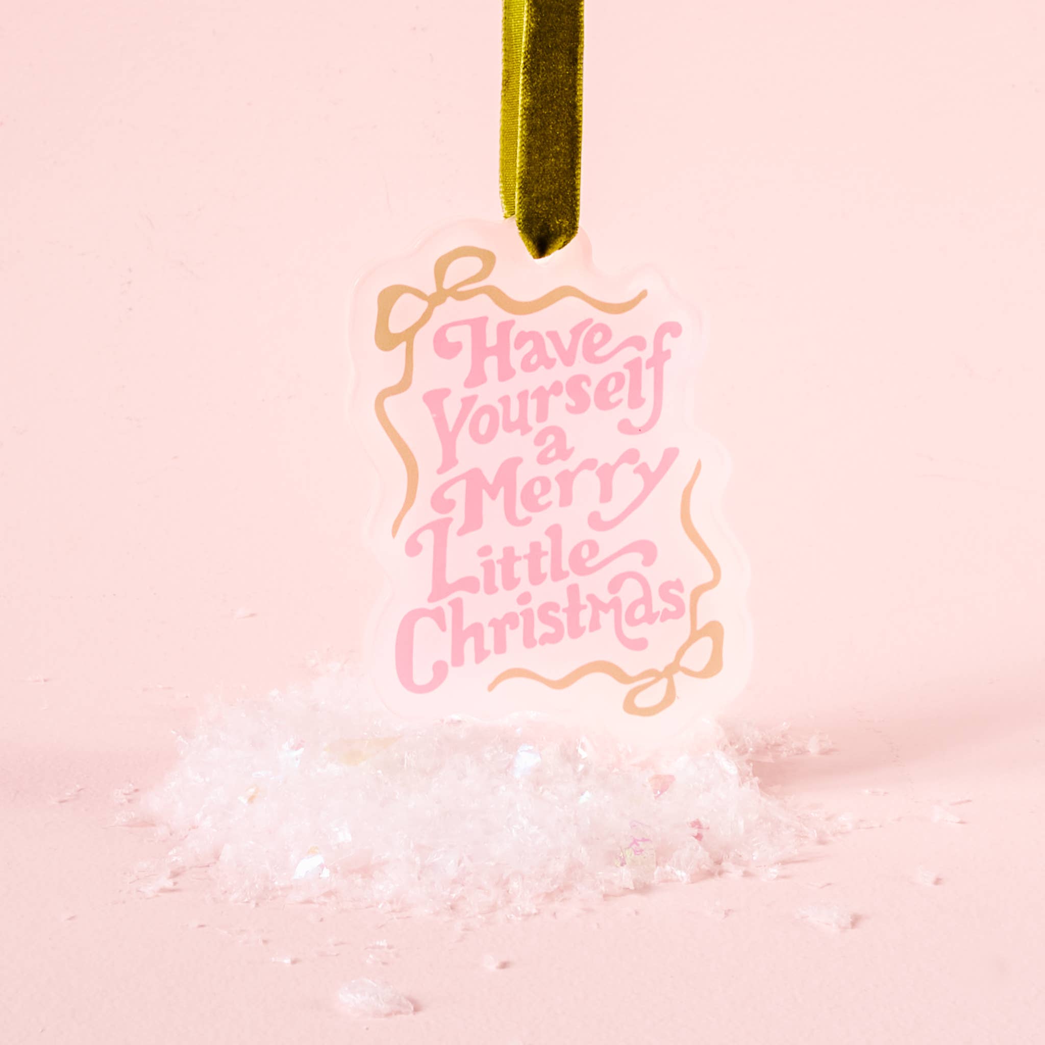 Holiday Tree Ornament-Merry Little Christmas