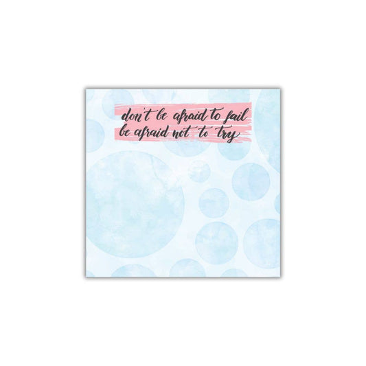 Bubbles Post-it® Notes - 4x4- Motivational sticky notes