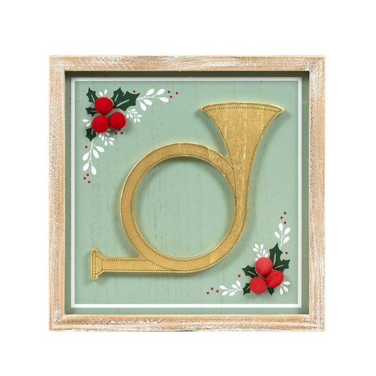 HORN/BLESS OUR HOME Christmas Décor