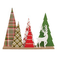 Load image into Gallery viewer, Winter Wonderland Forest Trees & Deer w/Base

