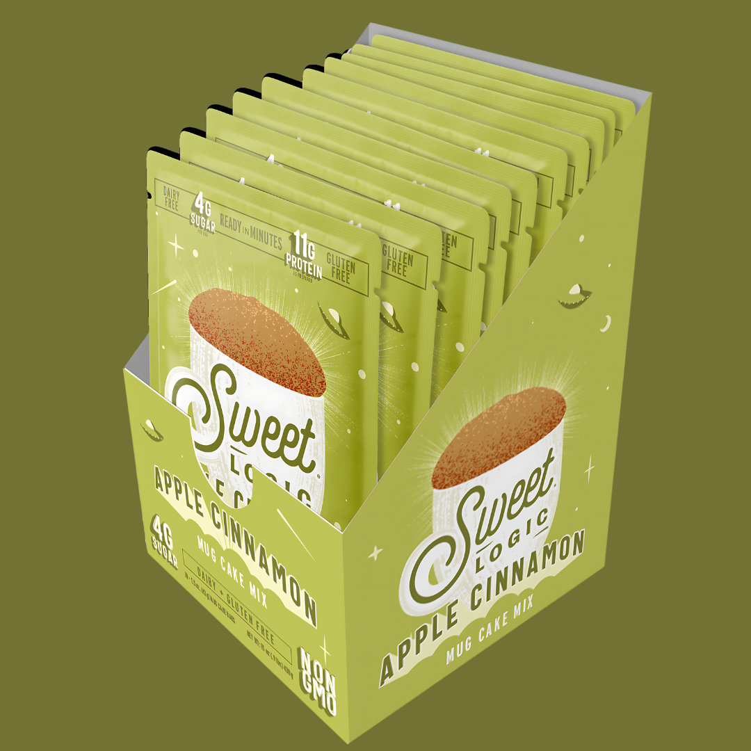 Apple Cinnamon Quick Mug Muffin Mix - Low Carb (10-Pack)