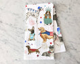 Load image into Gallery viewer, Patriotic Dogs Kitchen Towel - Fourth of July Tea Towel
