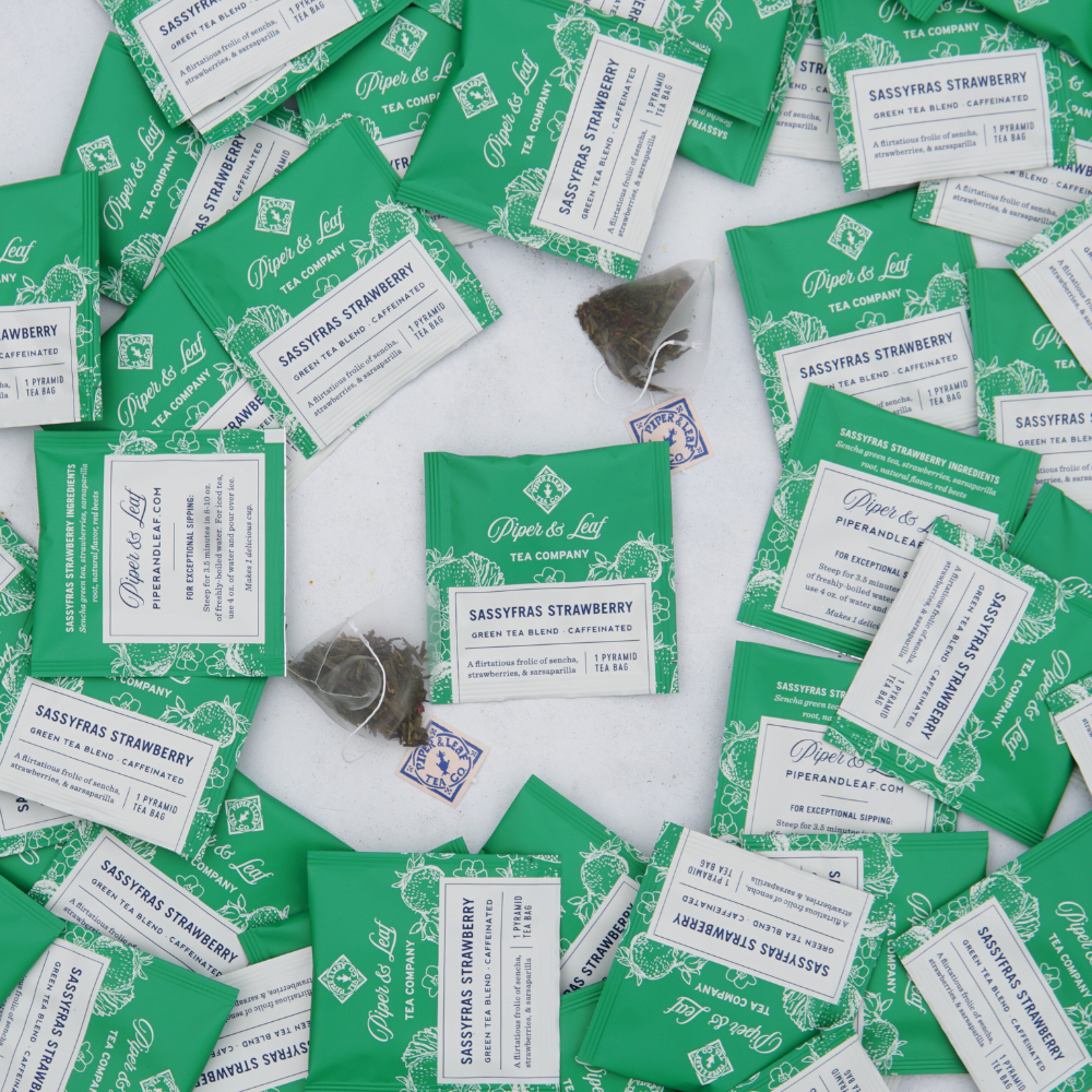 Sassyfras Strawberry Individually Wrapped Tea Bags - 50ct