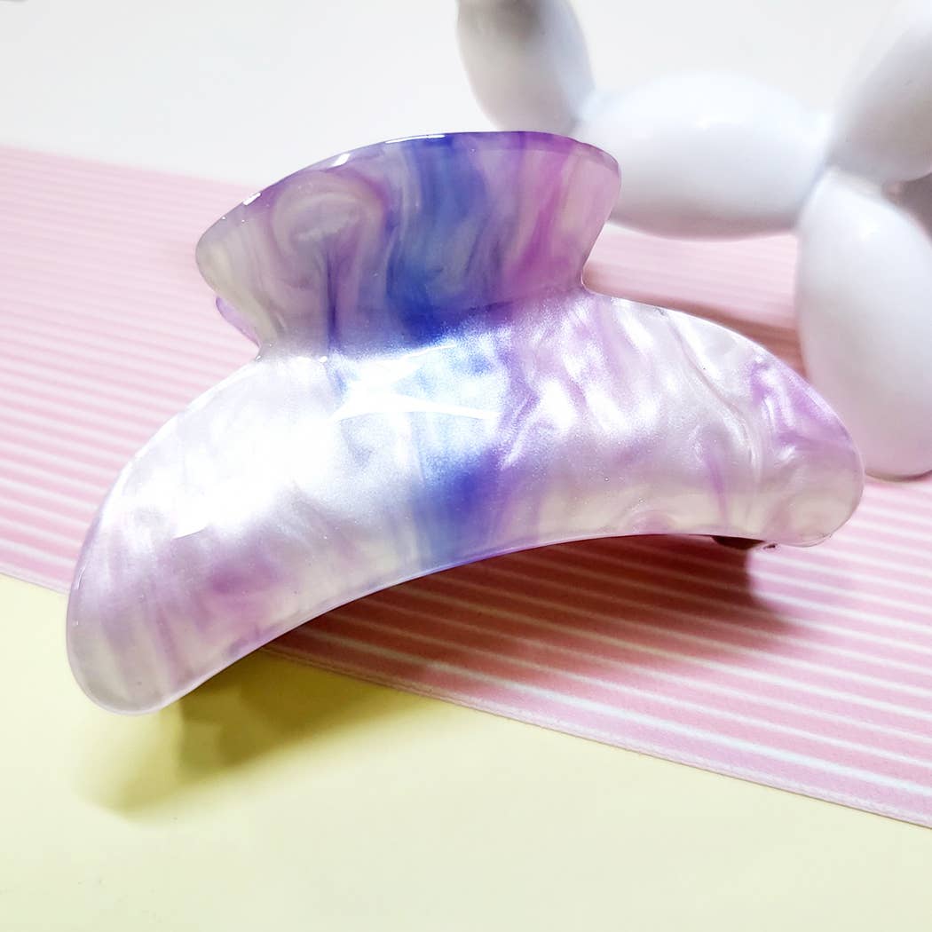 Pearl Effect Acrylic Hair Claw Clip