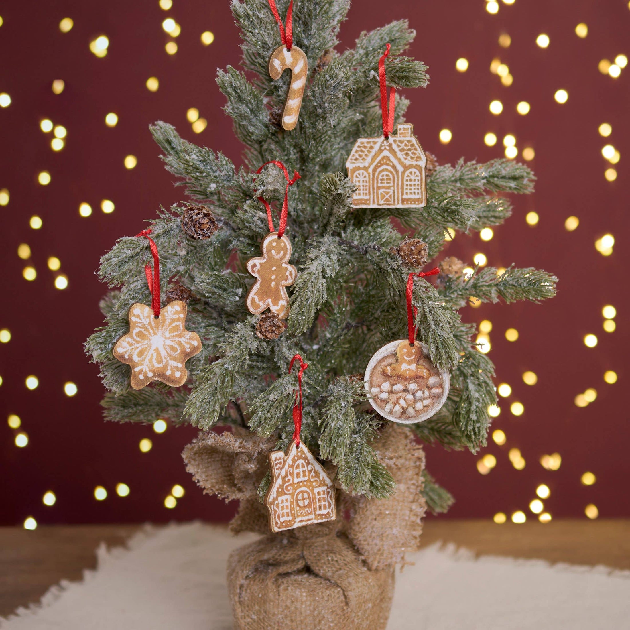 Gingerbread Mini Ornament Set
