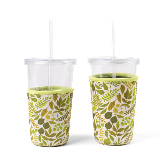Forest Floor Drink Sleeve, Iced Coffee Koozie