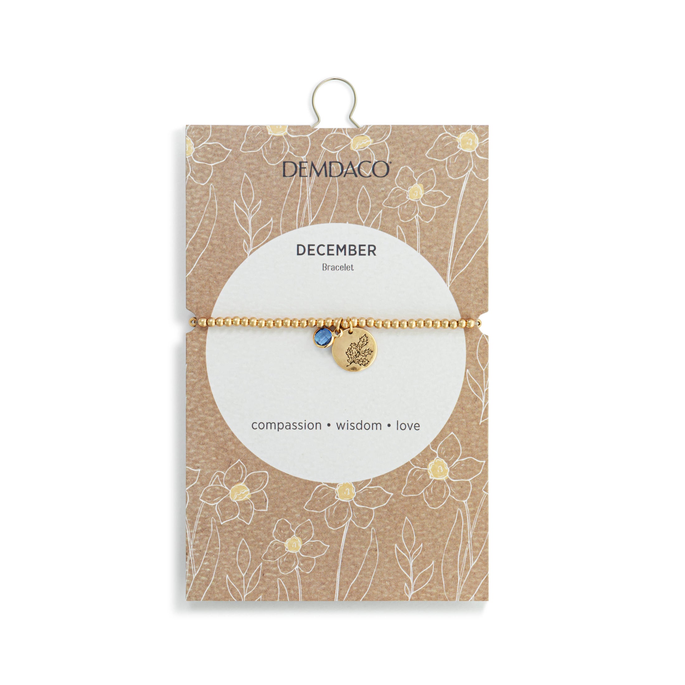 Birthstone Charm Bracelet - December