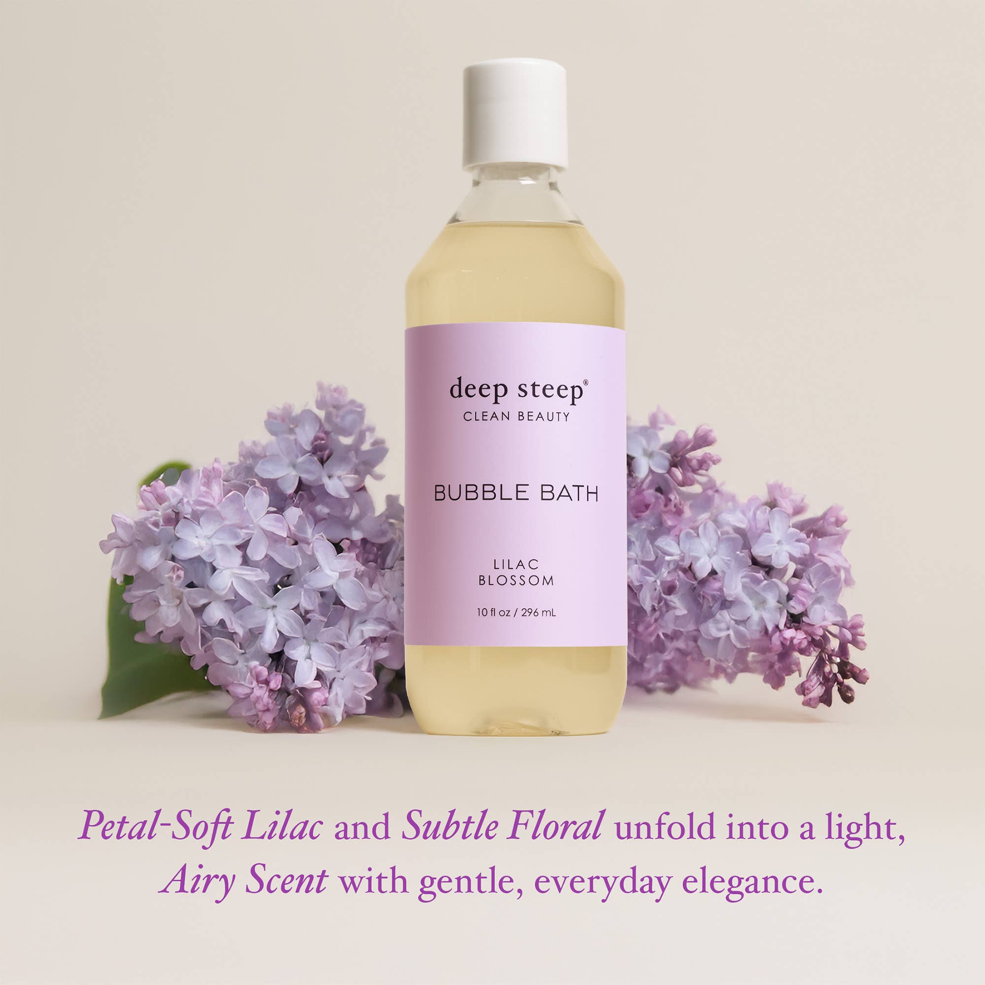 Lilac Blossom Hypoallergenic Gentle Bubble Bath 10oz