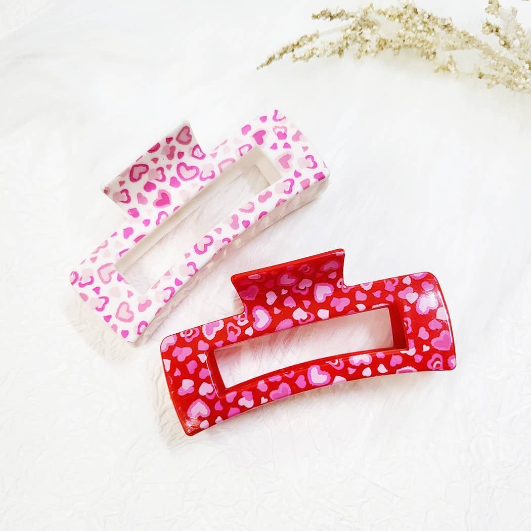 Valentines Day Heartthrob Hair Claw Clip