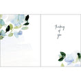 Load image into Gallery viewer, Sympathy Greeting Card - Soft Blue Wreath
