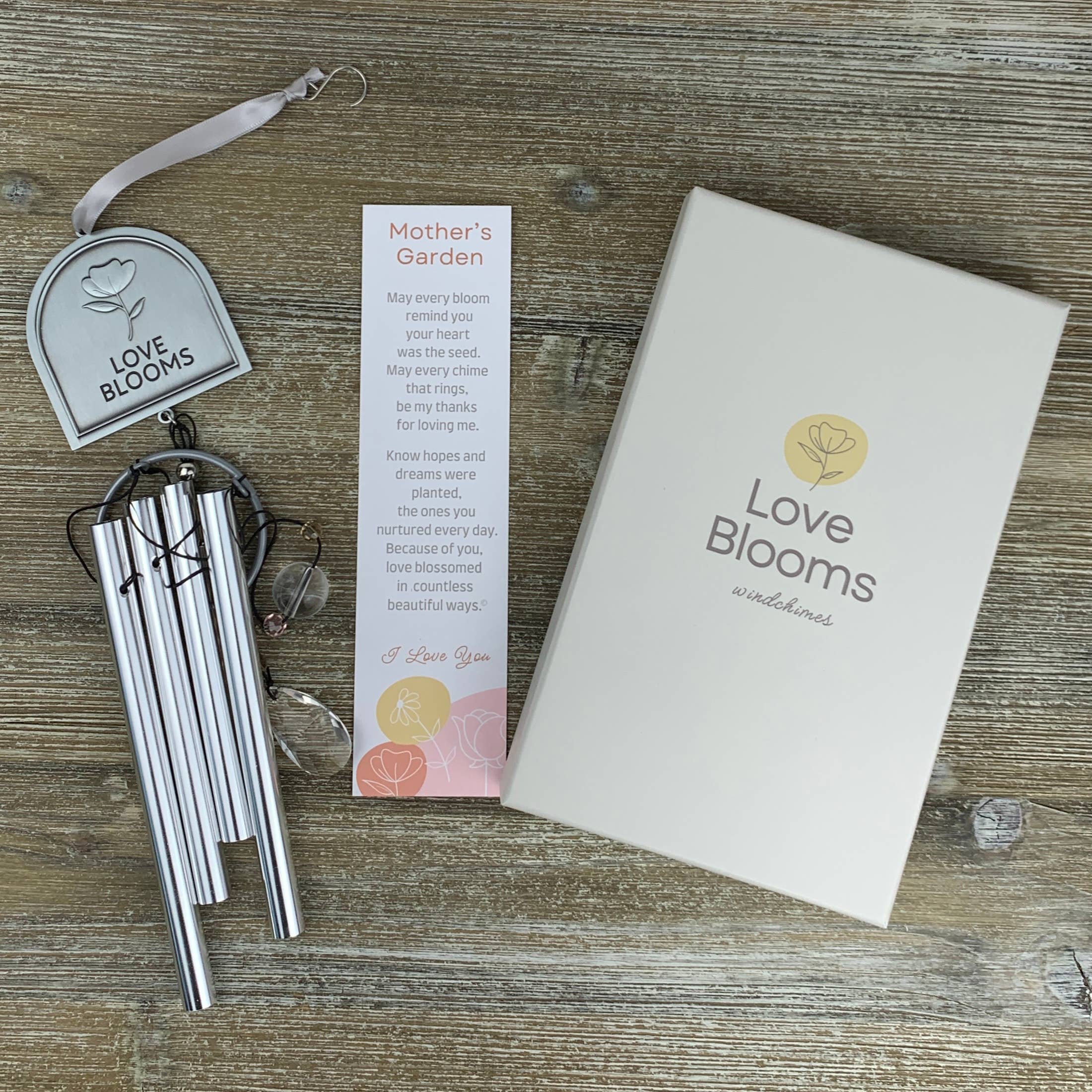 Mother's Garden: Love Blooms Gift for Mom Windchime - 9001