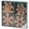 Load image into Gallery viewer, Laser Cut Snow Ornament Set
