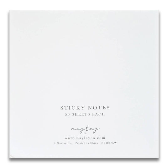 Floral Mini Sticky Notes Set