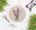 Load image into Gallery viewer, Wood Embroidery Kit - Lavender Sprigs
