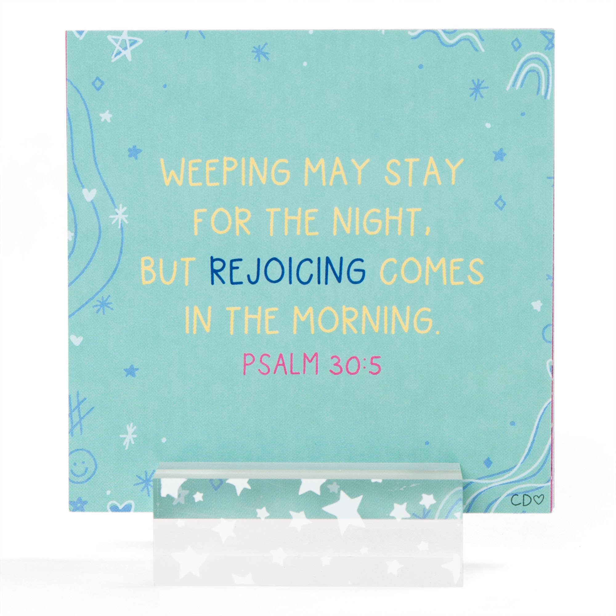 Verses for Hope – Bible Verse Card Set with Display Stand