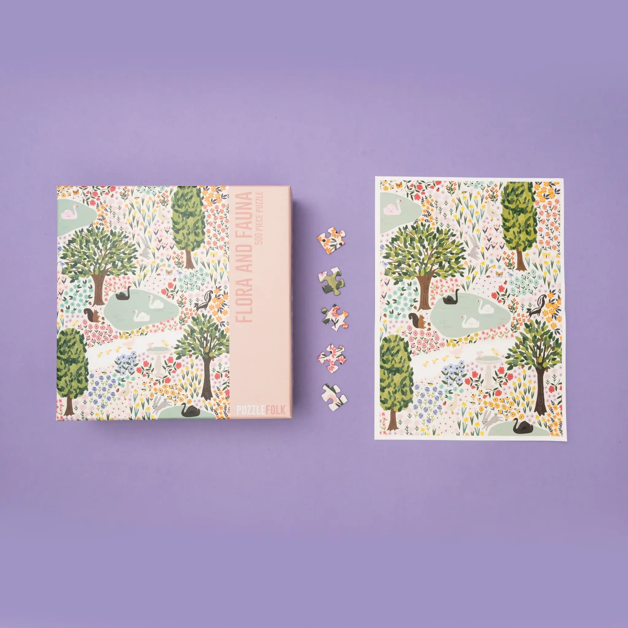 Flora & Fauna 500 piece puzzle