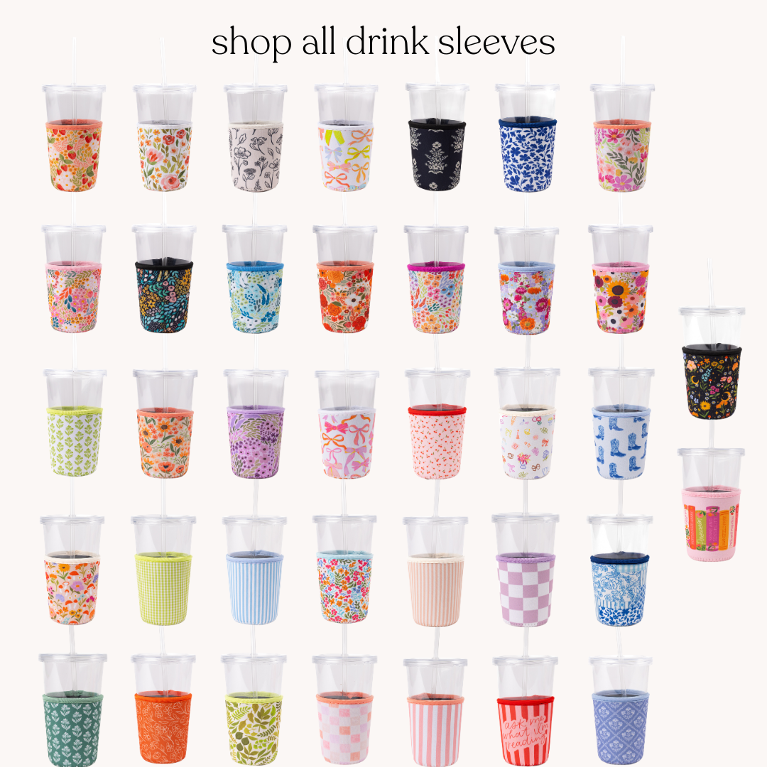 Forest Floor Drink Sleeve, Iced Coffee Koozie