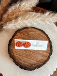 Load image into Gallery viewer, The Perfect Pumpkin Studs- Fall Polymer Clay Stud Earrings
