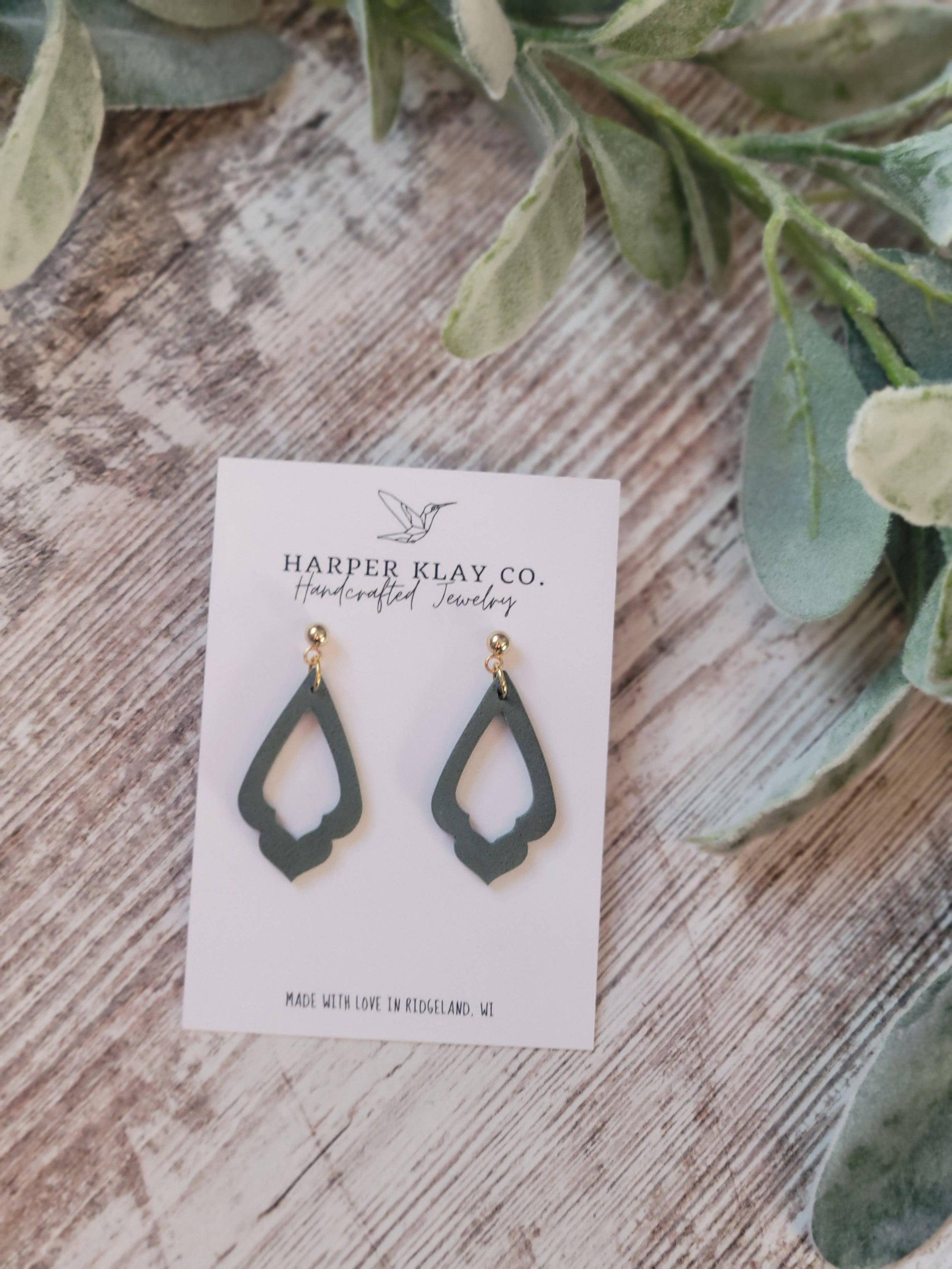 The Abigail Set- Polymer Clay Dangle Earrings