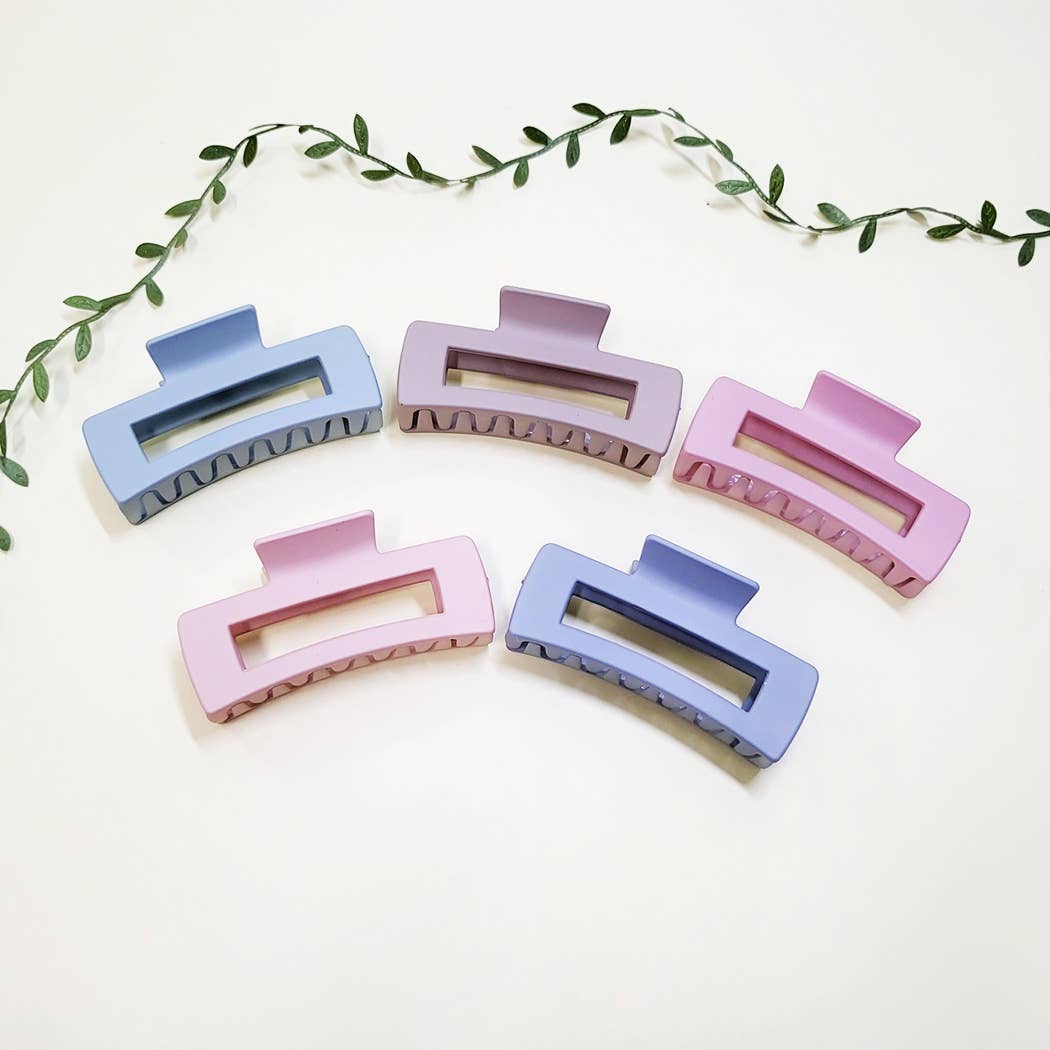Matte Color Hair Claw Clip