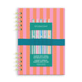 Load image into Gallery viewer, Cabana Stripes Harper Split-Spiral Notebook & Pen Set
