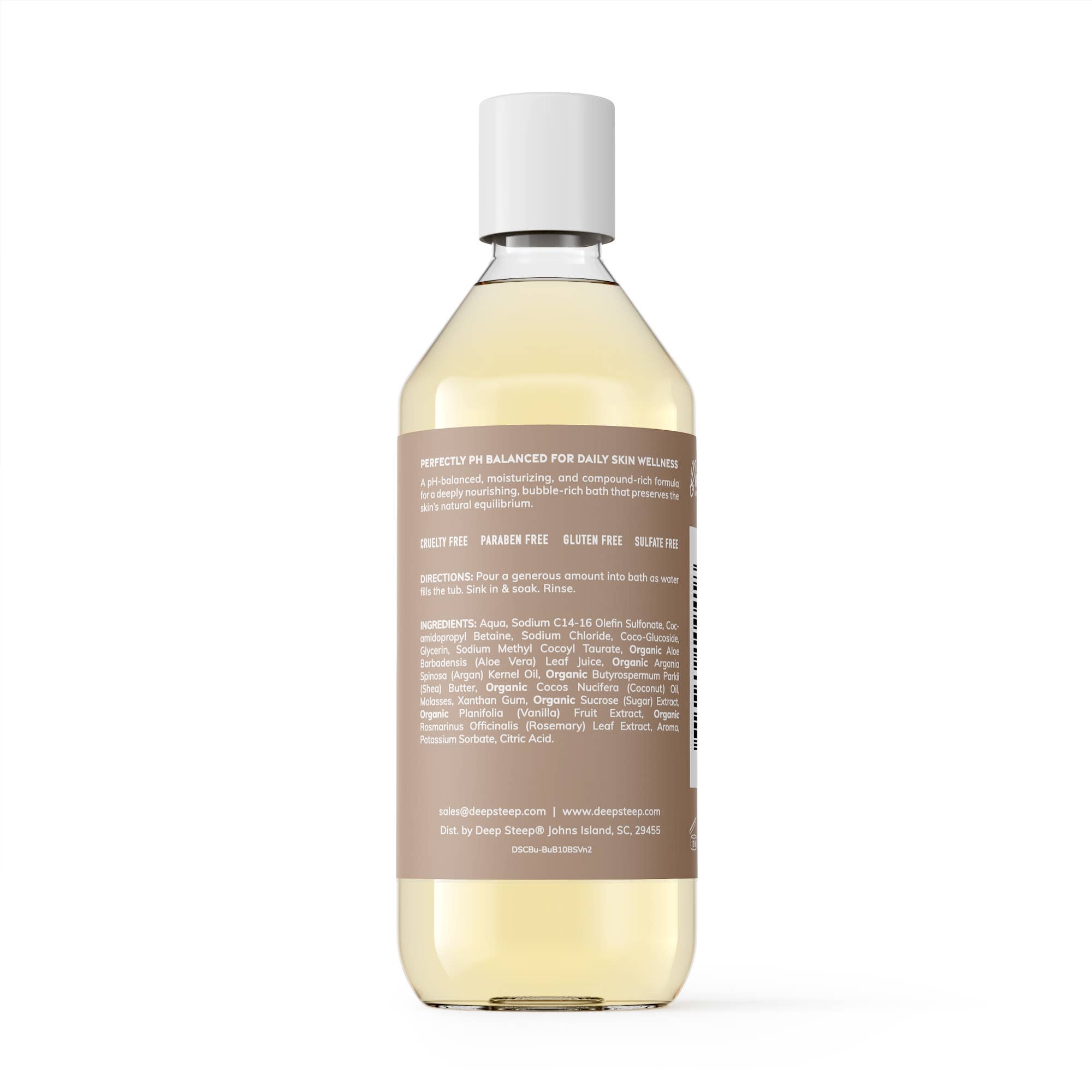 Brown Sugar Vanilla Hypoallergenic Bubble Bath 10oz